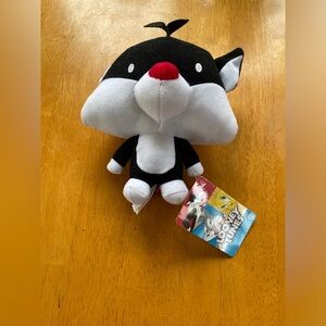 10 inch Looney Tunes Toy Factory Plush Baby Sylvester. Big Head.​